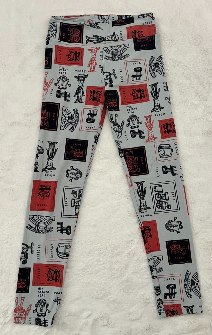 LuLaRoe Disney Pixar Toy Story Women's Leggings One Size Woody Buzz Jessie